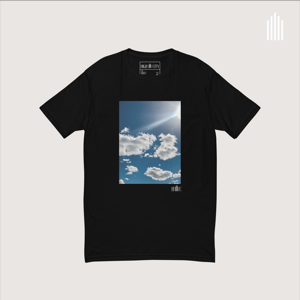Clouds 0887: Short Sleeve T-shirt, black