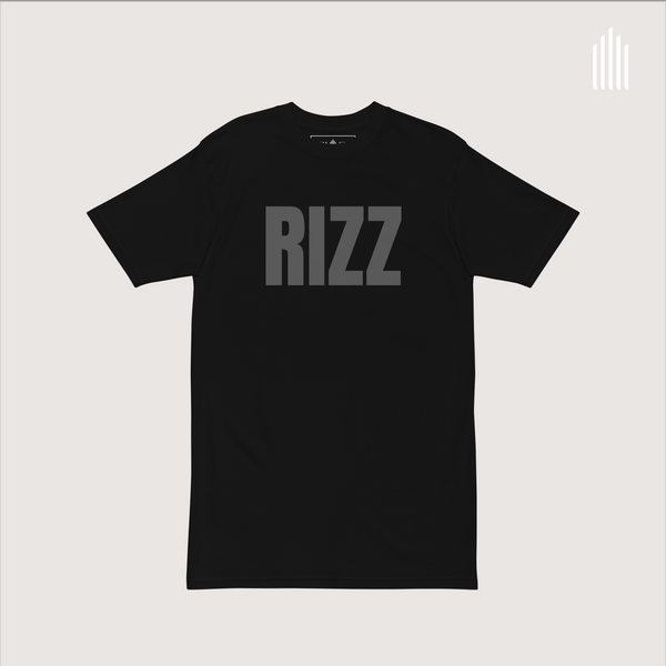 Rizz: Men’s premium heavyweight tee, black