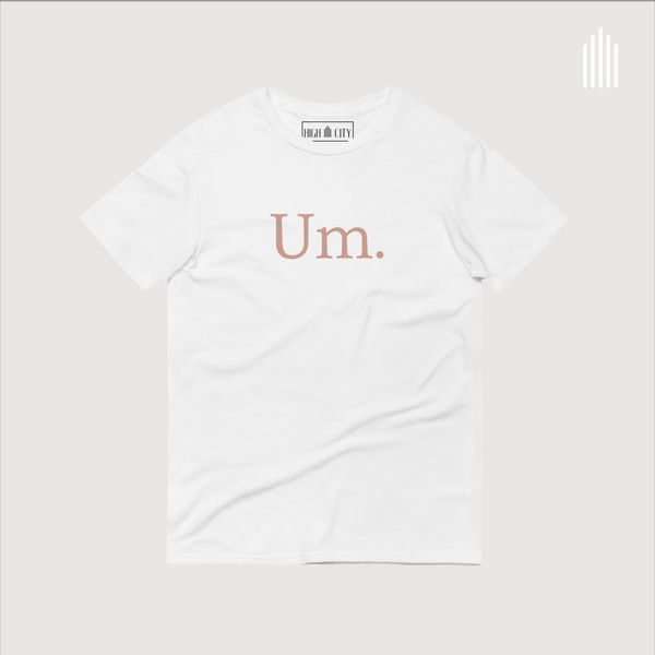 Um.: Short-Sleeve T-Shirt, white