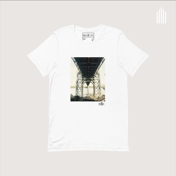 Bridge 1038: Unisex t-shirt, athletic heather & white